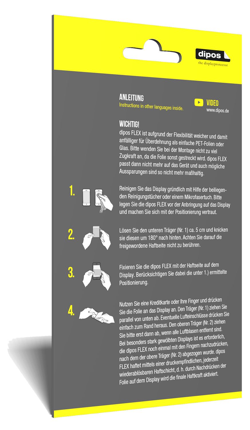 Schutz gegen Kratzer auf dem Elephone U2 Glas durch Schlüssel oder Ähnliches
