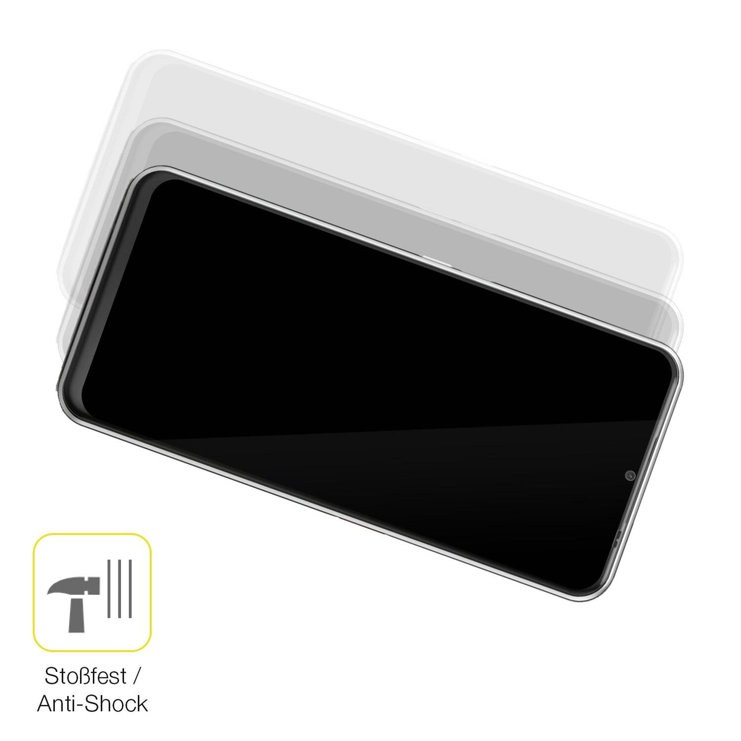 Schutz gegen Kratzer auf dem Emporia Smart.6 Glas durch Schlüssel oder Ähnliches