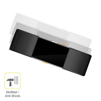 Schutz gegen Kratzer auf dem Fitbit Charge 2 Glas durch Schlüssel oder Ähnliches