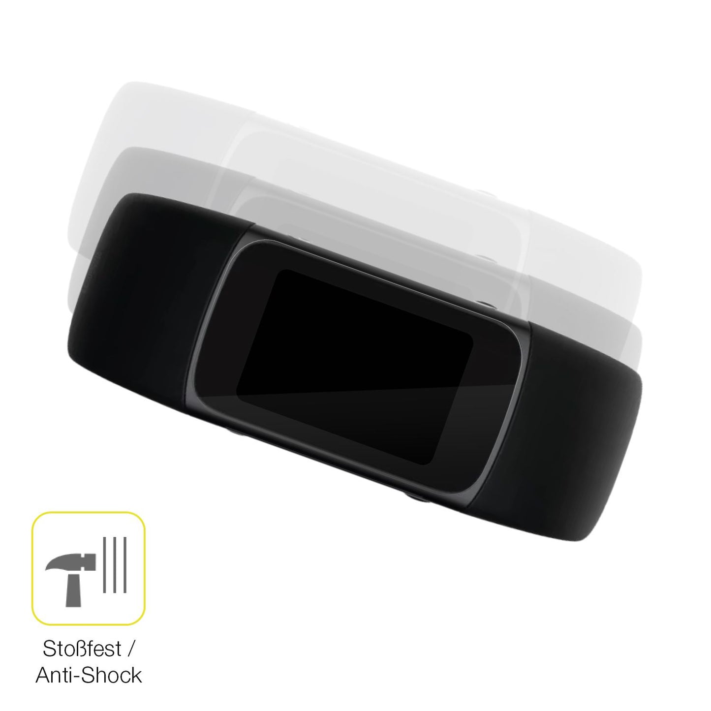 Schutz gegen Kratzer auf dem Fitbit Charge 6 Glas durch Schlüssel oder Ähnliches