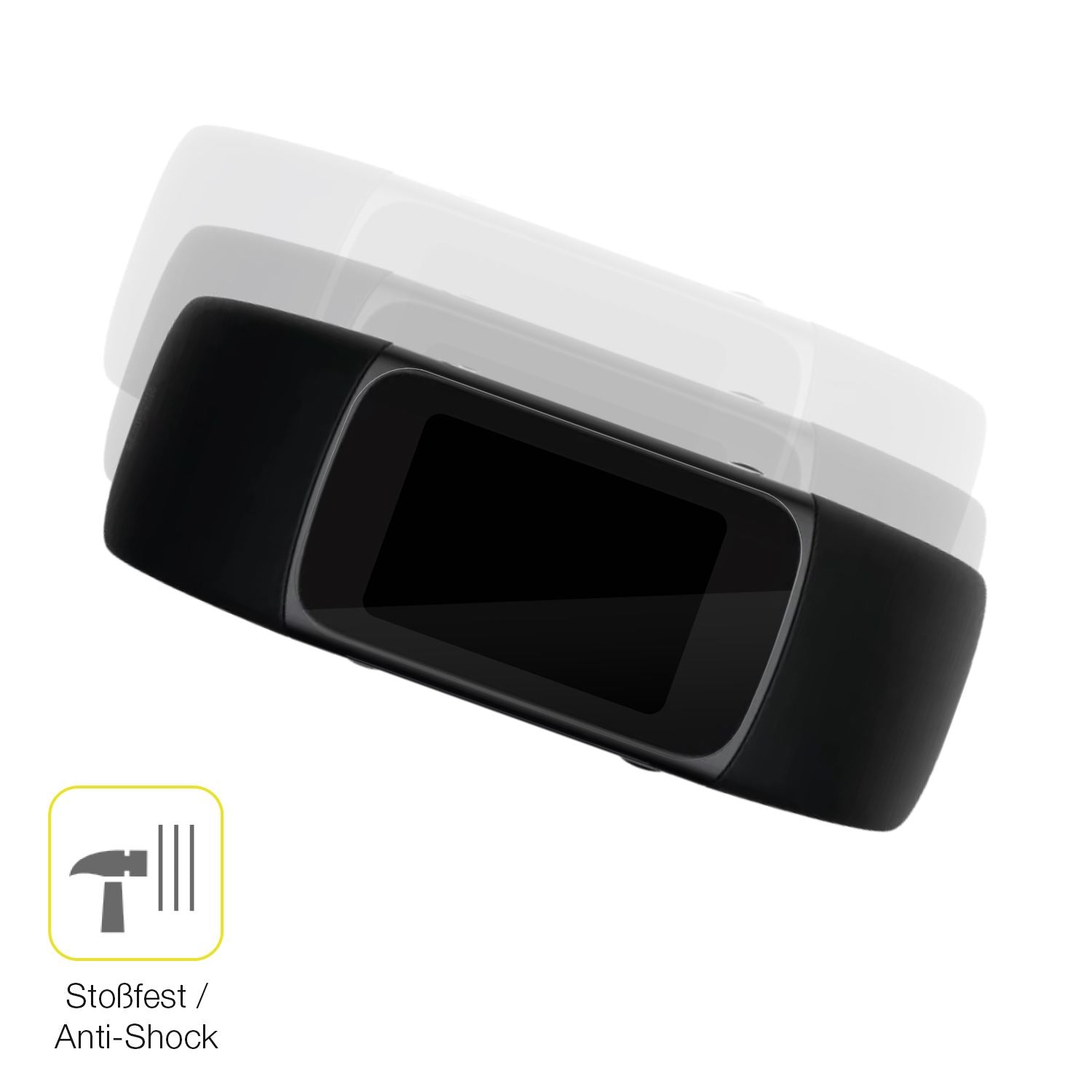 Schutz gegen Kratzer auf dem Fitbit Charge 6 Glas durch Schlüssel oder Ähnliches