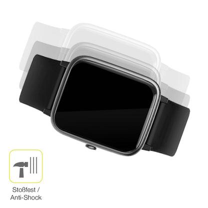 Schutz gegen Kratzer auf dem Fitpolo ID205L H205L 1.3 Zoll Glas durch Schlüssel oder Ähnliches
