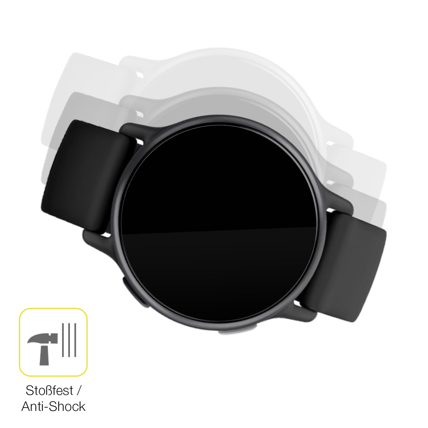 Schutz gegen Kratzer auf dem Garmin Vivoactive 5 Glas durch Schlüssel oder Ähnliches