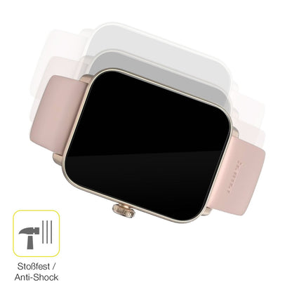 Schutz gegen Kratzer auf dem Hama Smartwatch 6010 Glas durch Schlüssel oder Ähnliches