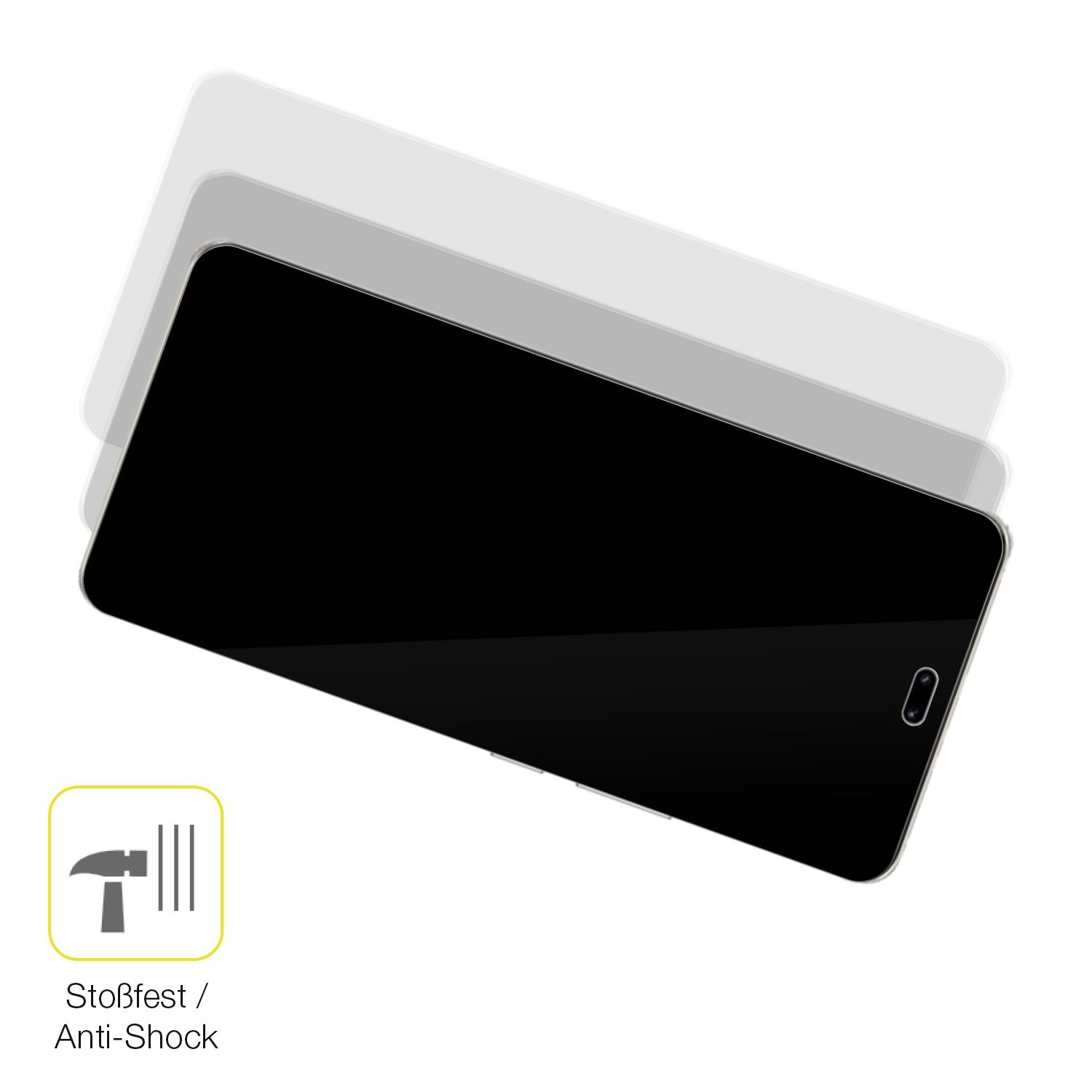 Schutz gegen Kratzer auf dem Honor 90 PRO Glas durch Schlüssel oder Ähnliches