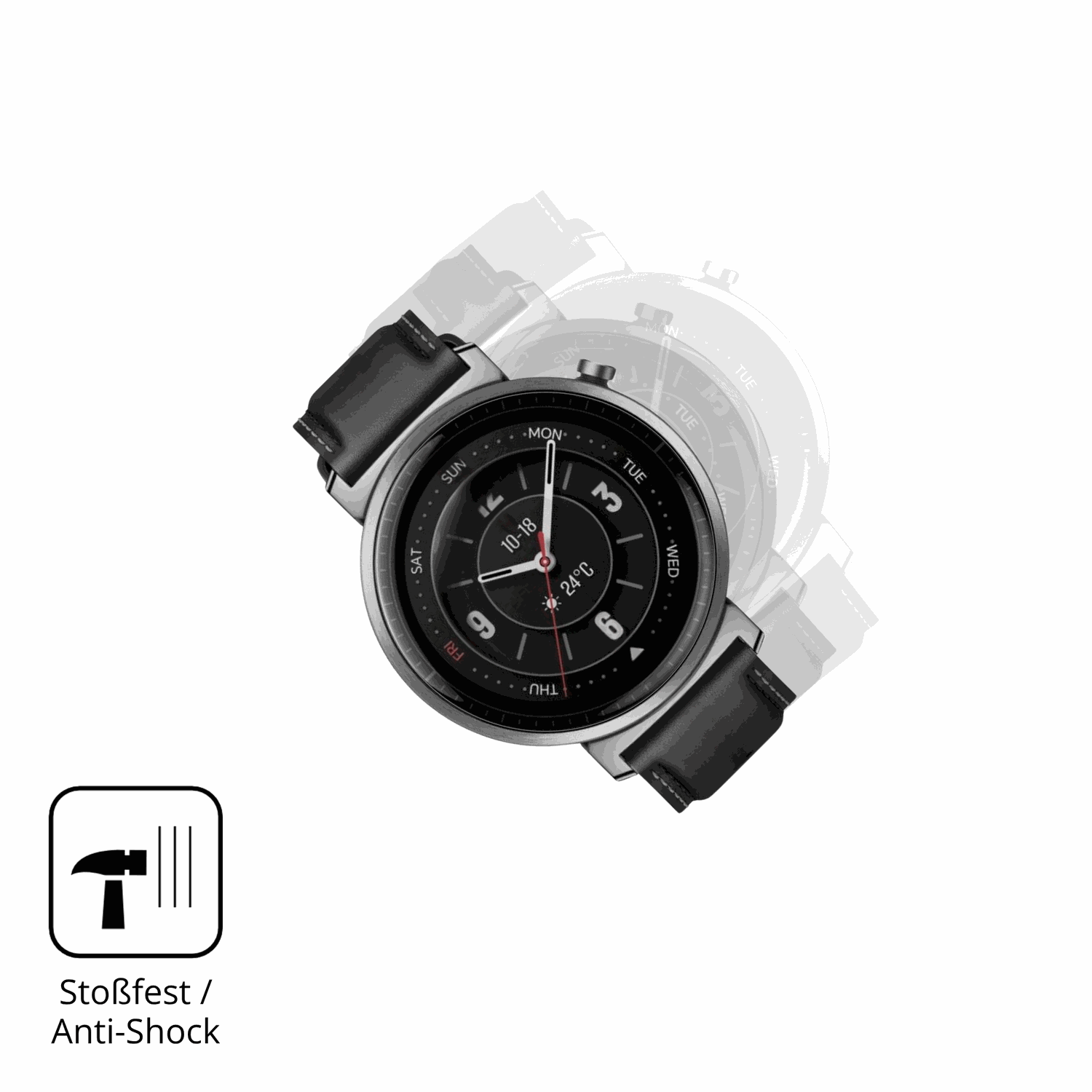 Schutz gegen Kratzer auf dem Honor Watch GS 5 Glas durch Schl�ssel oder �hnliches