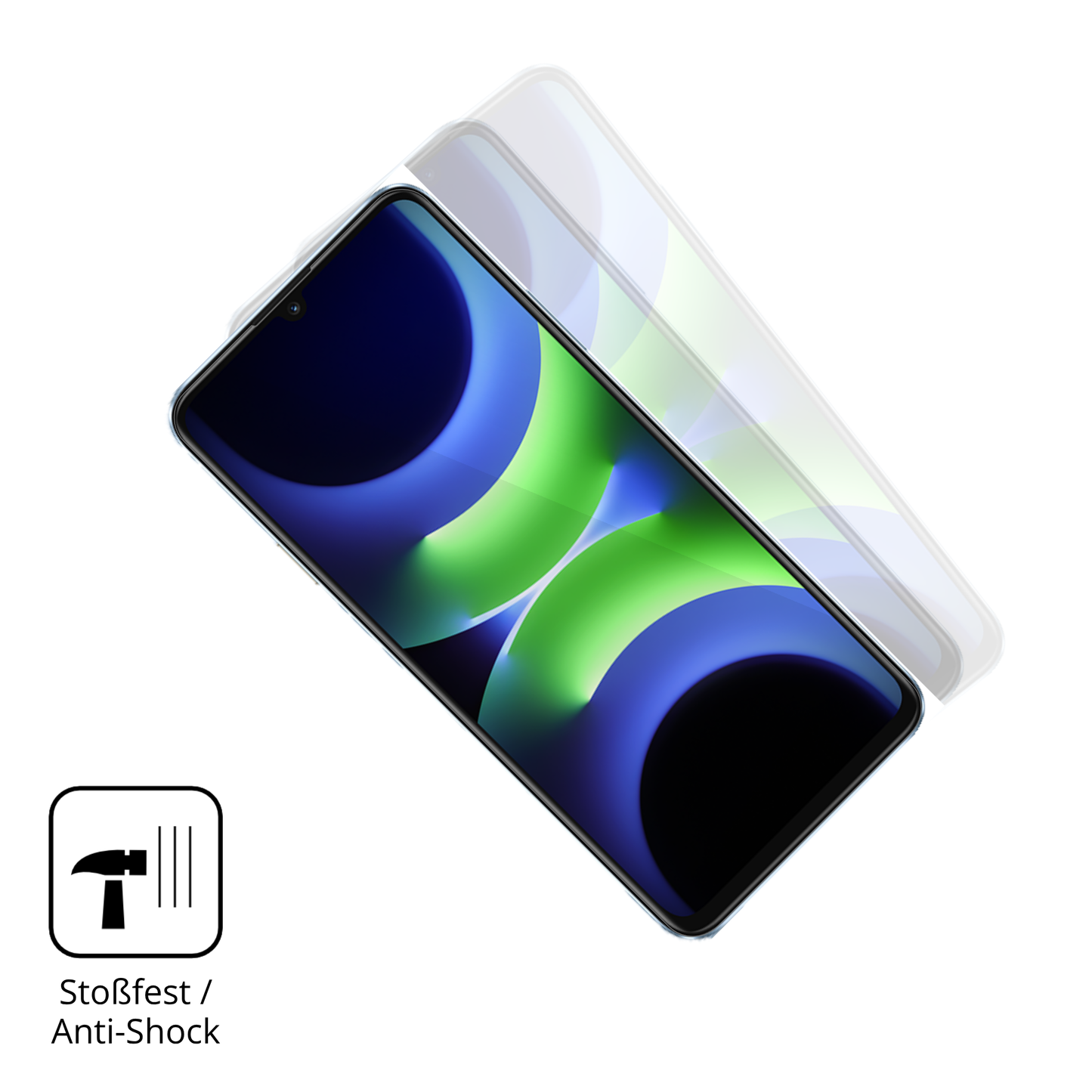 Schutz gegen Kratzer auf dem Huawei Nova Y72S Glas durch Schlüssel oder Ähnliches
