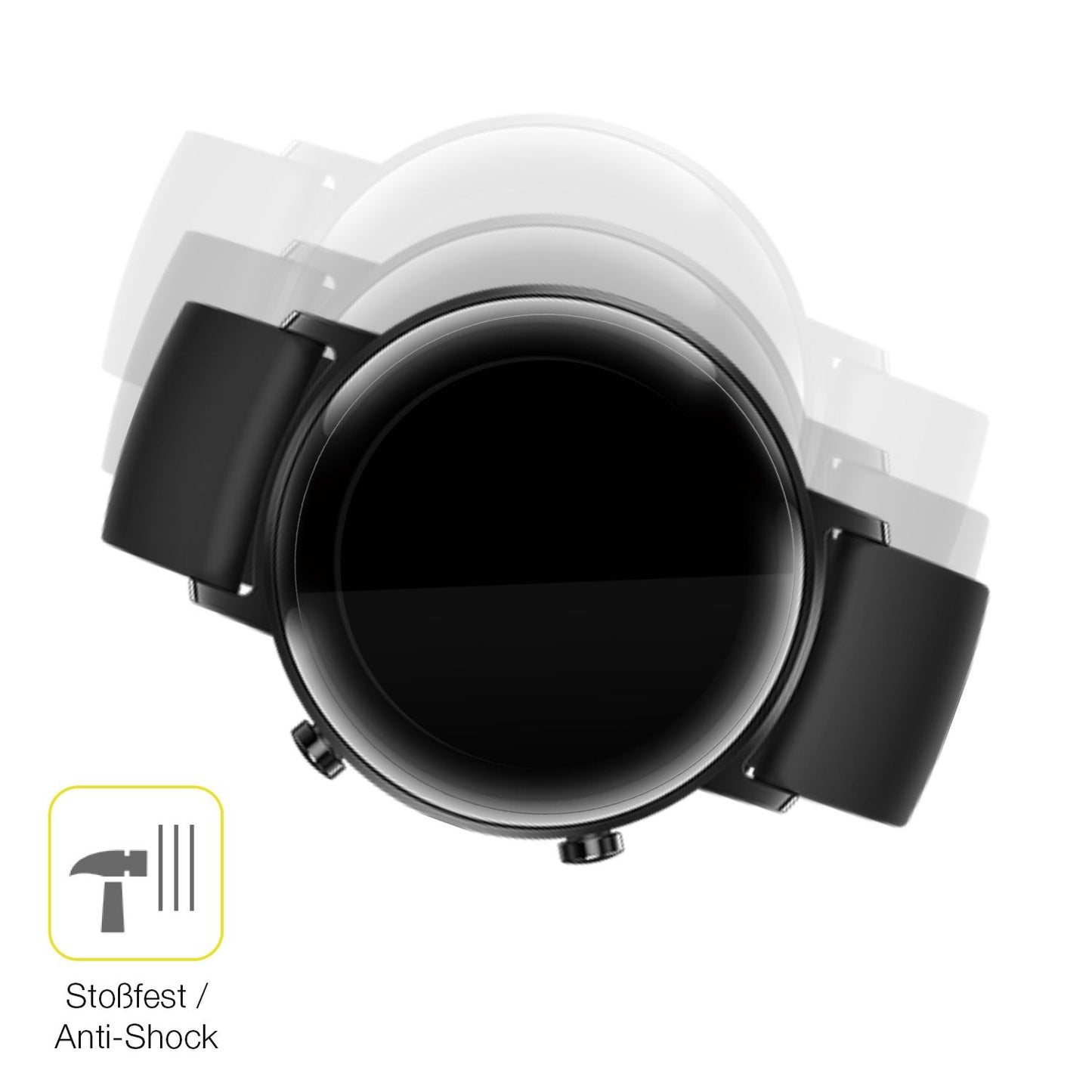 Schutz gegen Kratzer auf dem Huawei Watch GT2 (42mm) Glas durch Schlüssel oder Ähnliches