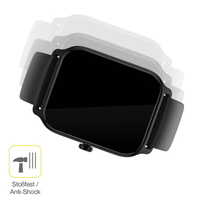Schutz gegen Kratzer auf dem IFMDA 1.8 Zoll Smartwatch Glas durch Schlüssel oder Ähnliches