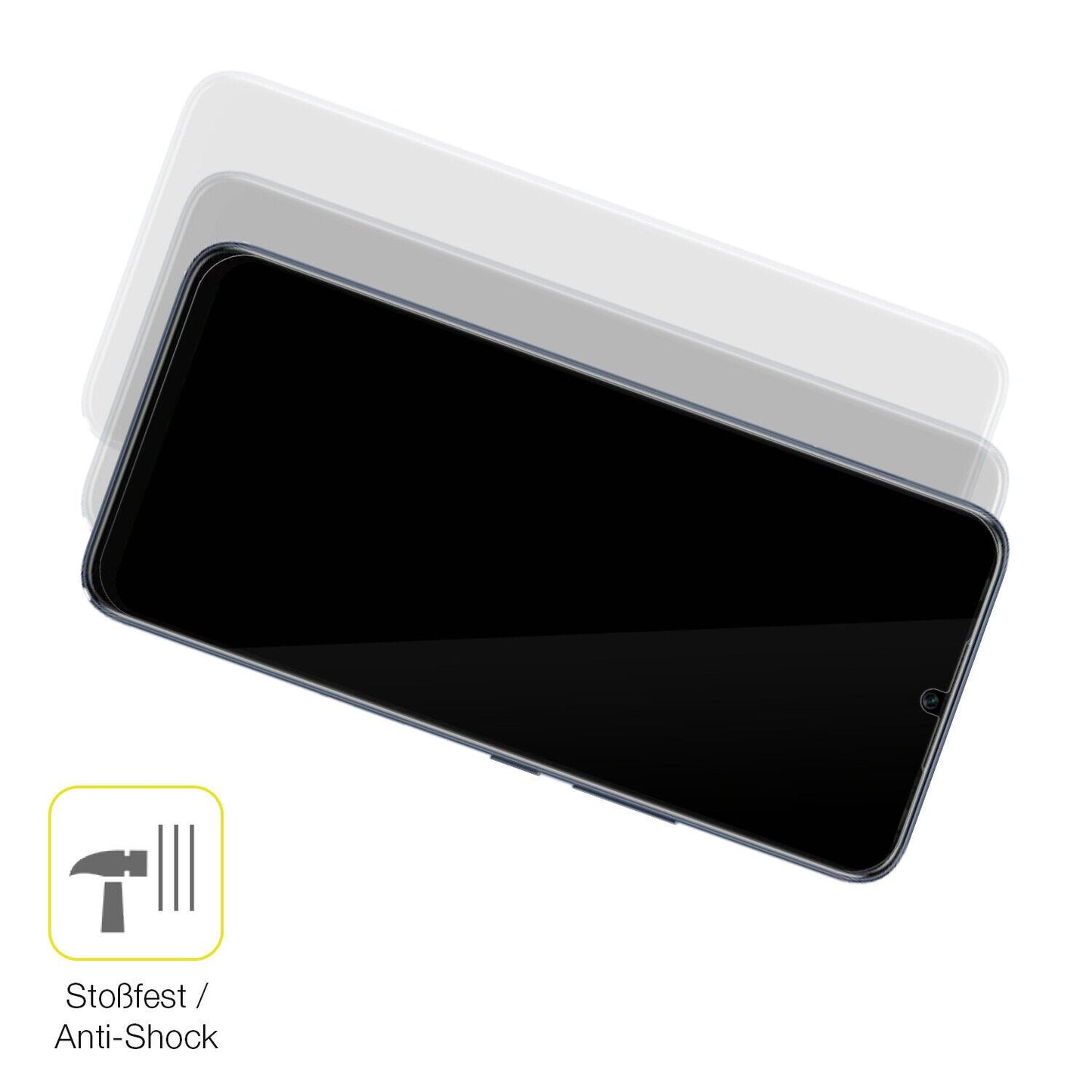 Schutz gegen Kratzer auf dem Infinix Hot 20i Glas durch Schlüssel oder Ähnliches