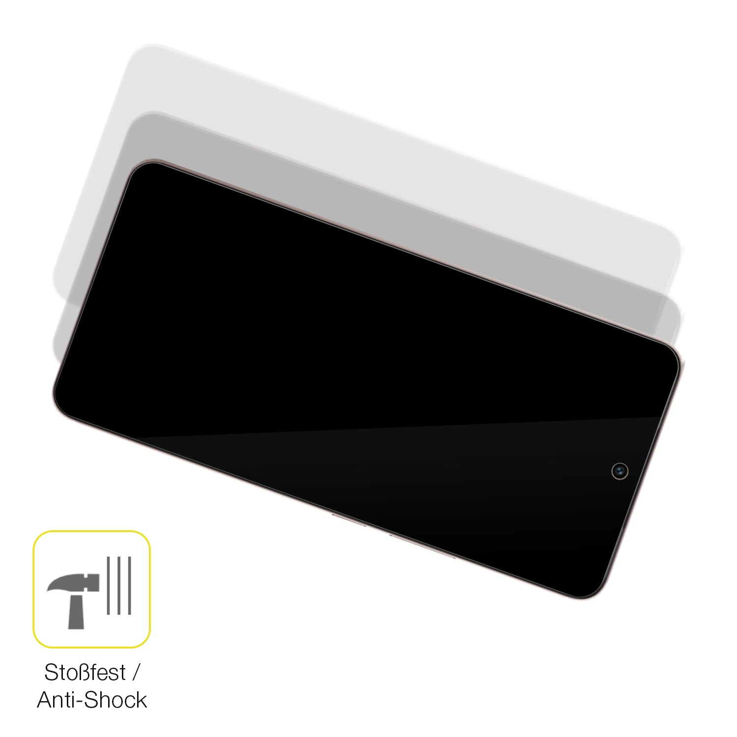 Schutz gegen Kratzer auf dem Jovi V50 Lite 5G Glas durch Schlüssel oder Ähnliches