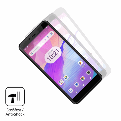 Schutz gegen Kratzer auf dem Konrow Touch 55 Glas durch Schlüssel oder Ähnliches