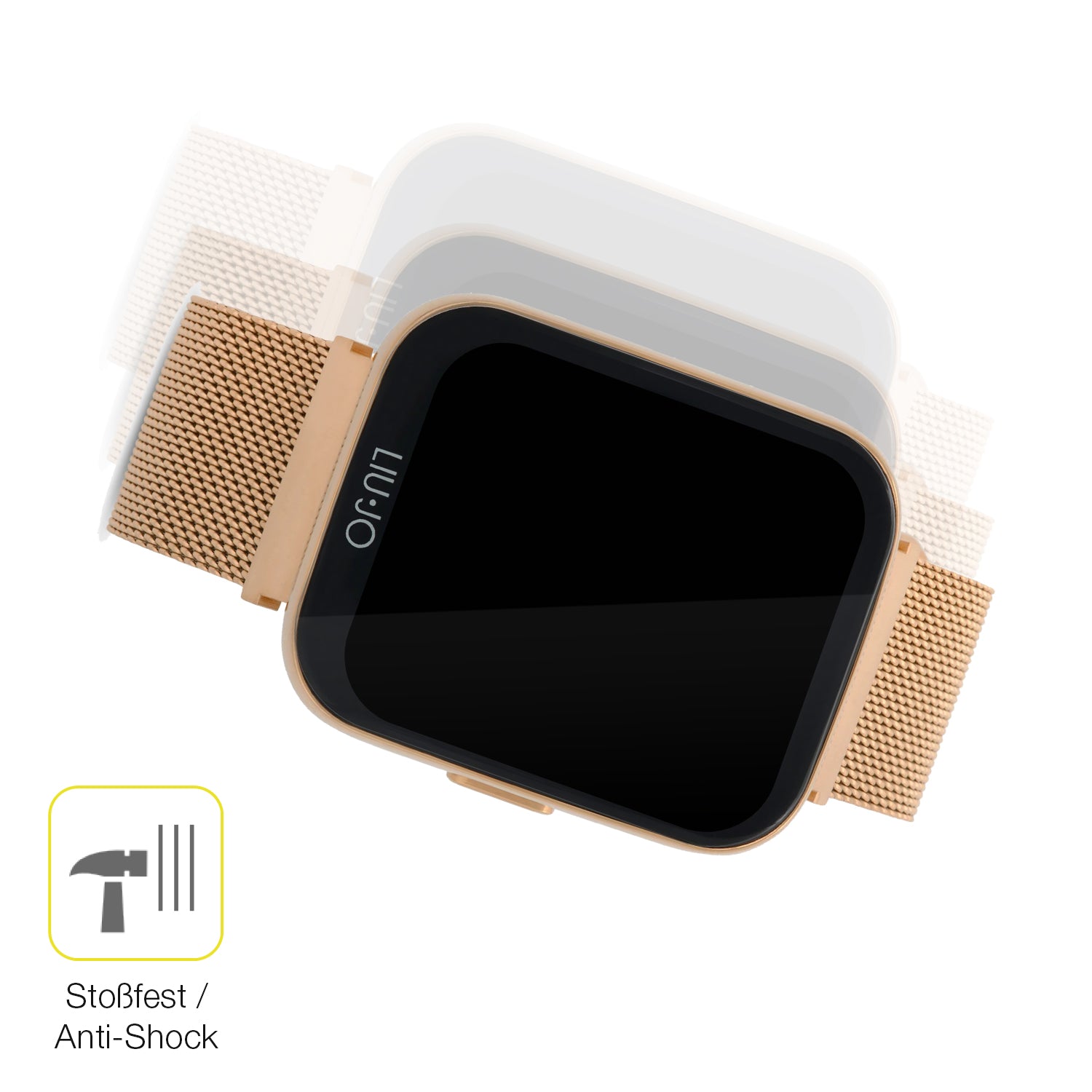 Schutz gegen Kratzer auf dem Liu Jo Smartwatch Voice Mini Glas durch Schlüssel oder Ähnliches