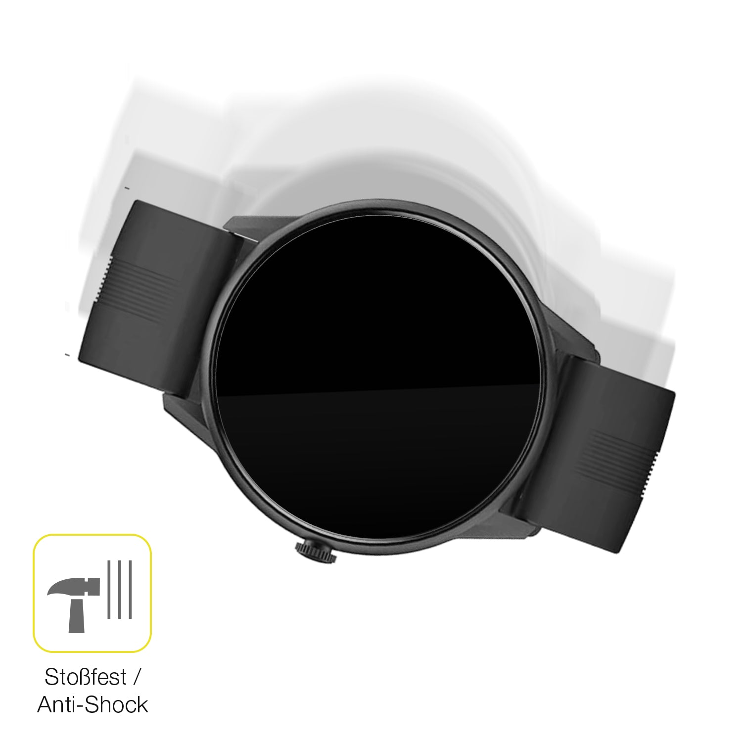 Schutz gegen Kratzer auf dem Lytimes 1,3 Zoll Smartwatch Glas durch Schlüssel oder Ähnliches