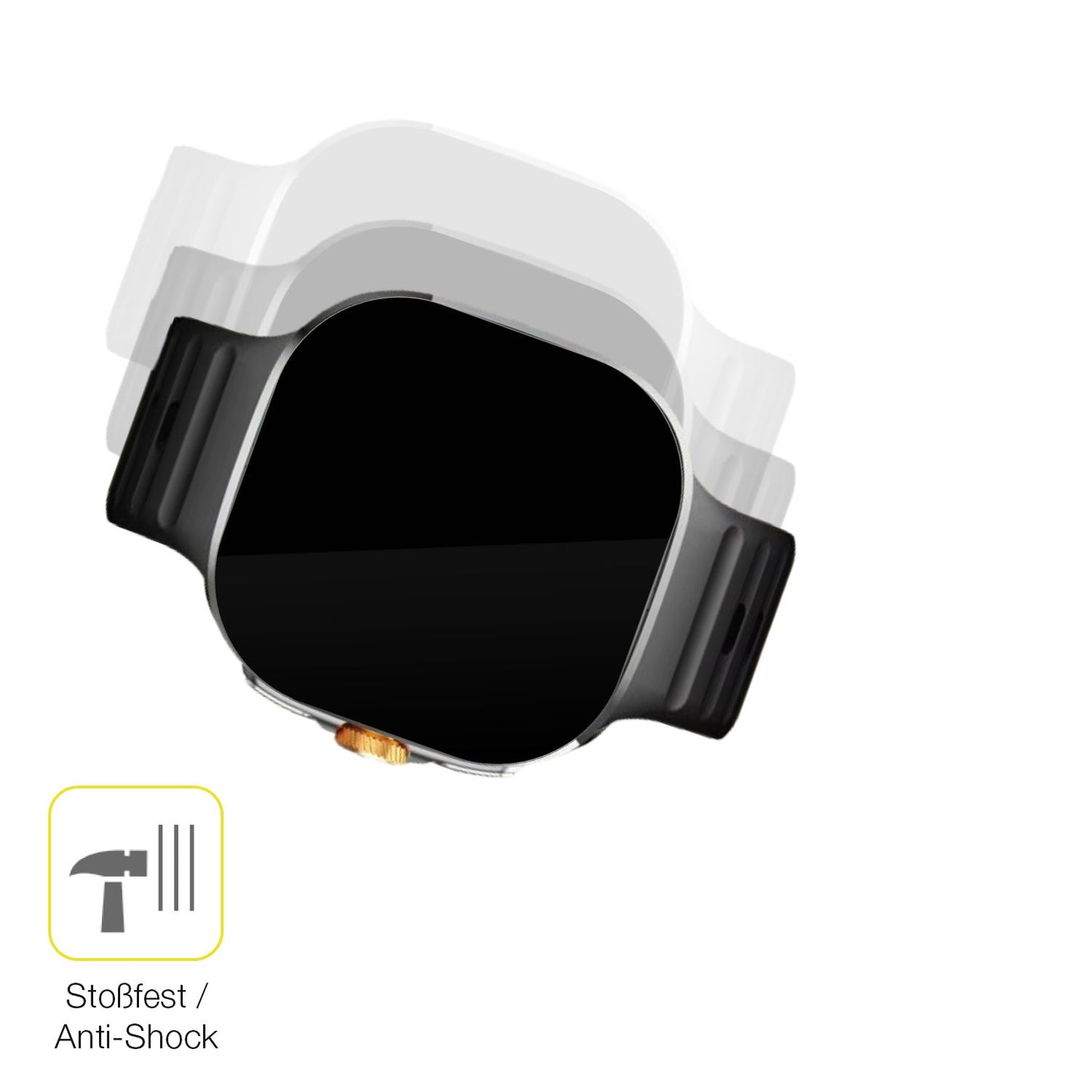 Schutz gegen Kratzer auf dem M99 2.4 Zoll Smartwatch Glas durch Schlüssel oder Ähnliches