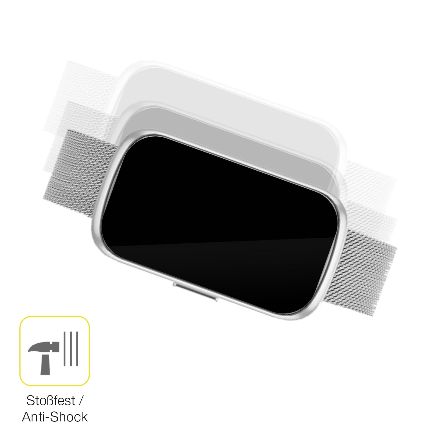 Schutz gegen Kratzer auf dem Naixues CS5 1.47 Zoll Glas durch Schlüssel oder Ähnliches