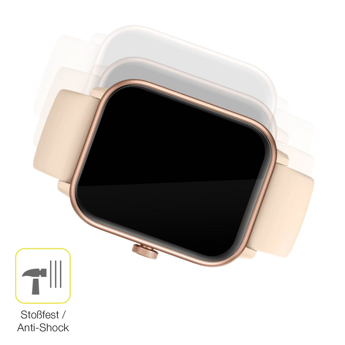 Schutz gegen Kratzer auf dem Noise Colorfit Pro 4 Max Glas durch Schlüssel oder Ähnliches