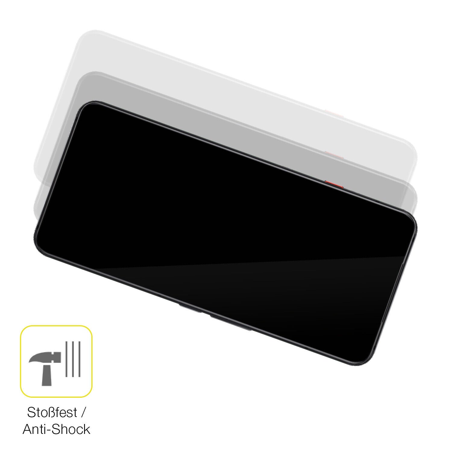 Schutz gegen Kratzer auf dem NUBIA Red Magic7S Pro Glas durch Schlüssel oder Ähnliches