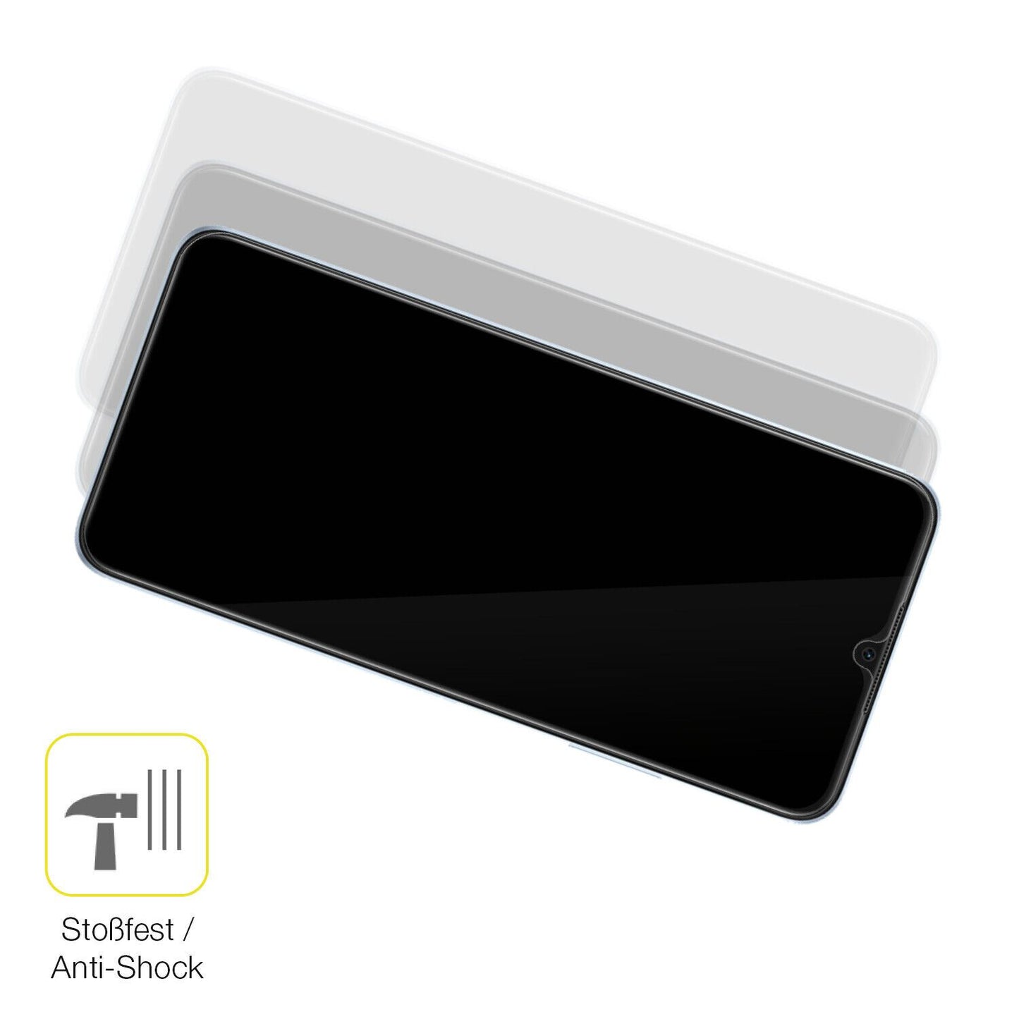 Schutz gegen Kratzer auf dem OPPO A17 Glas durch Schlüssel oder Ähnliches