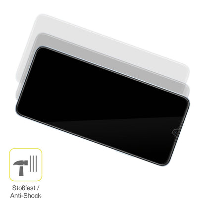 Schutz gegen Kratzer auf dem OPPO A17 Glas durch Schlüssel oder Ähnliches