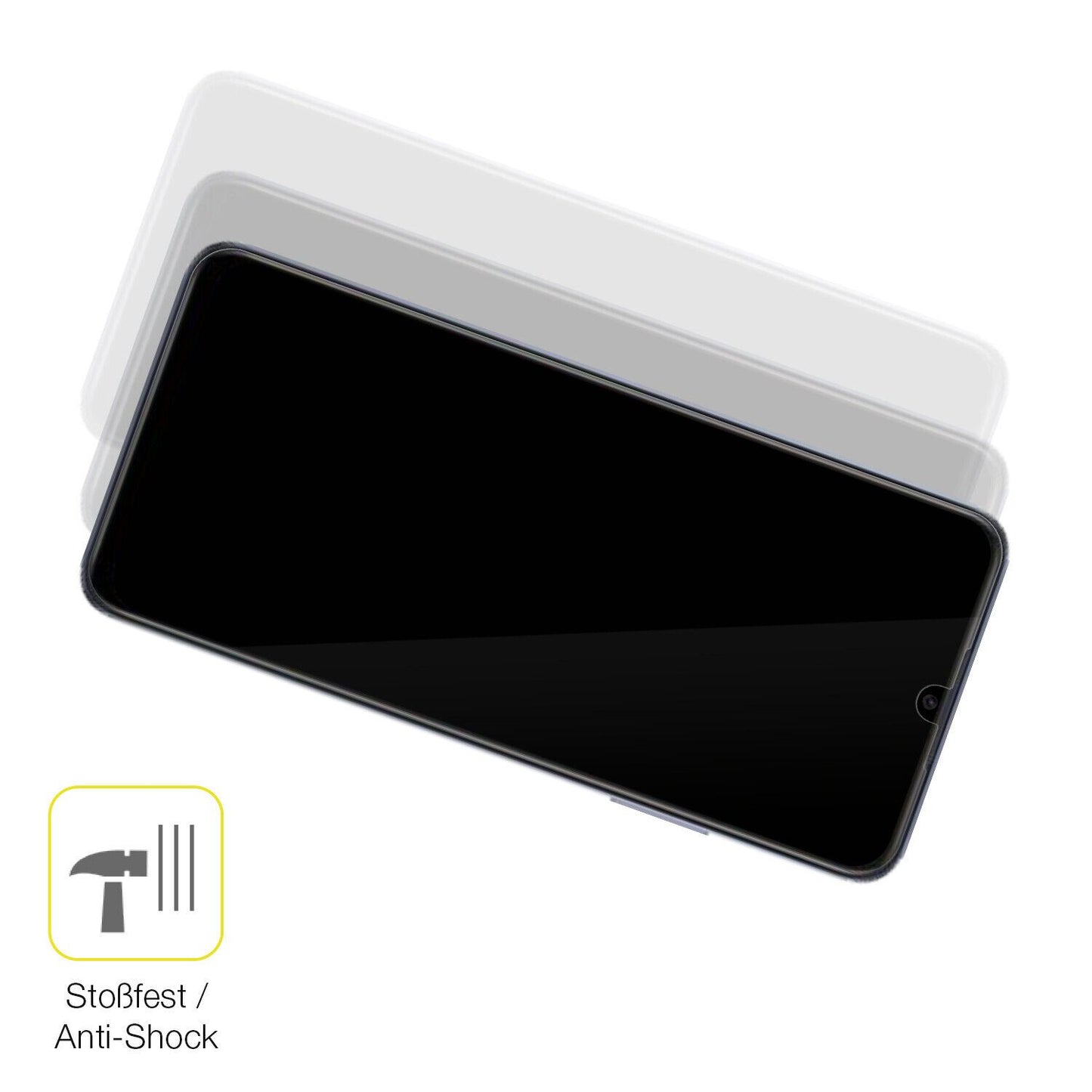 Schutz gegen Kratzer auf dem Oppo A17K Glas durch Schlüssel oder Ähnliches