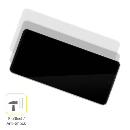 Schutz gegen Kratzer auf dem Oppo A5 CPH2727 Glas durch Schlüssel oder Ähnliches
