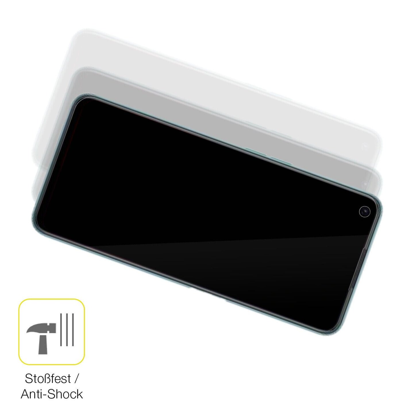Schutz gegen Kratzer auf dem OPPO A96 Global Glas durch Schlüssel oder Ähnliches