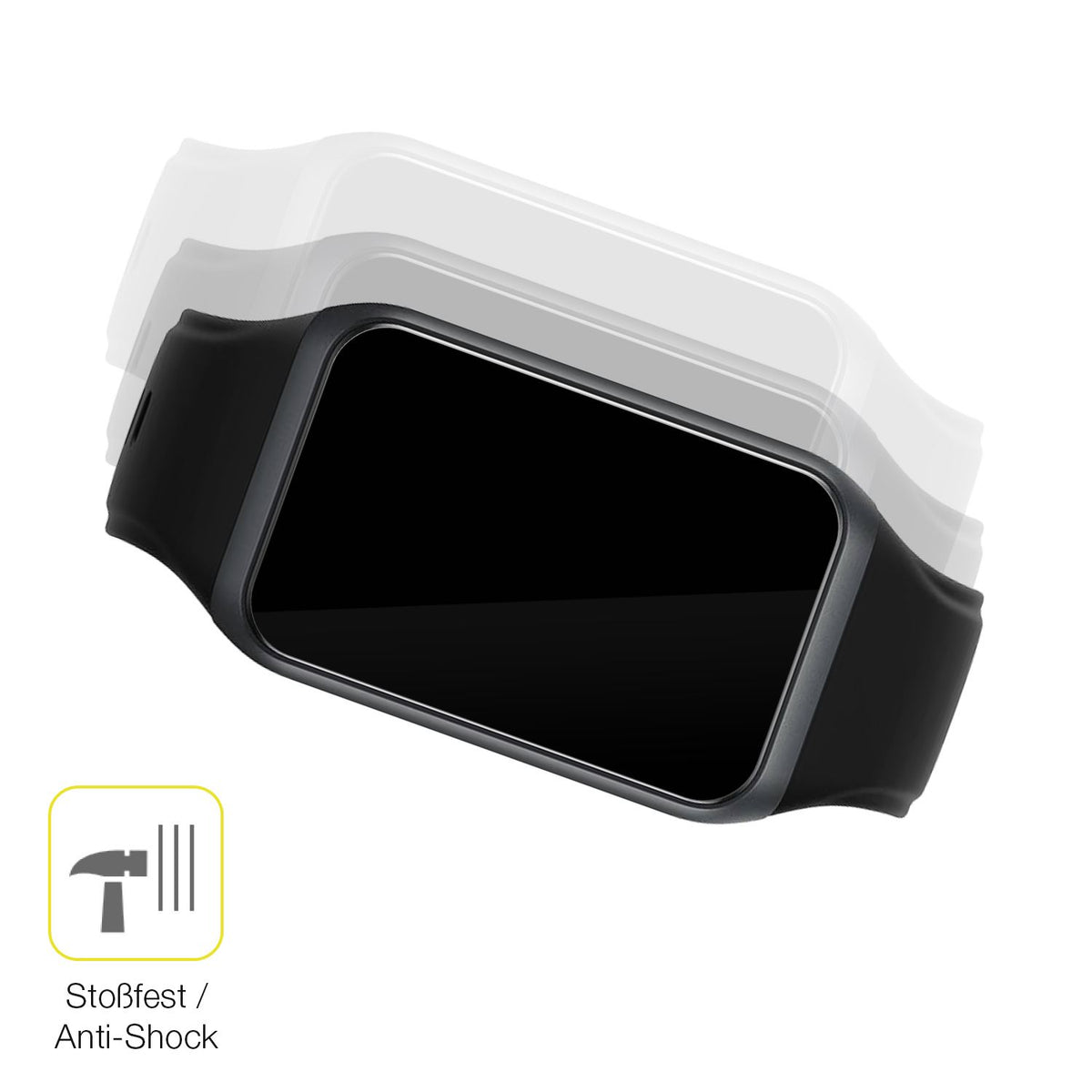 Schutz gegen Kratzer auf dem Oppo Band 2 Glas durch Schlüssel oder Ähnliches