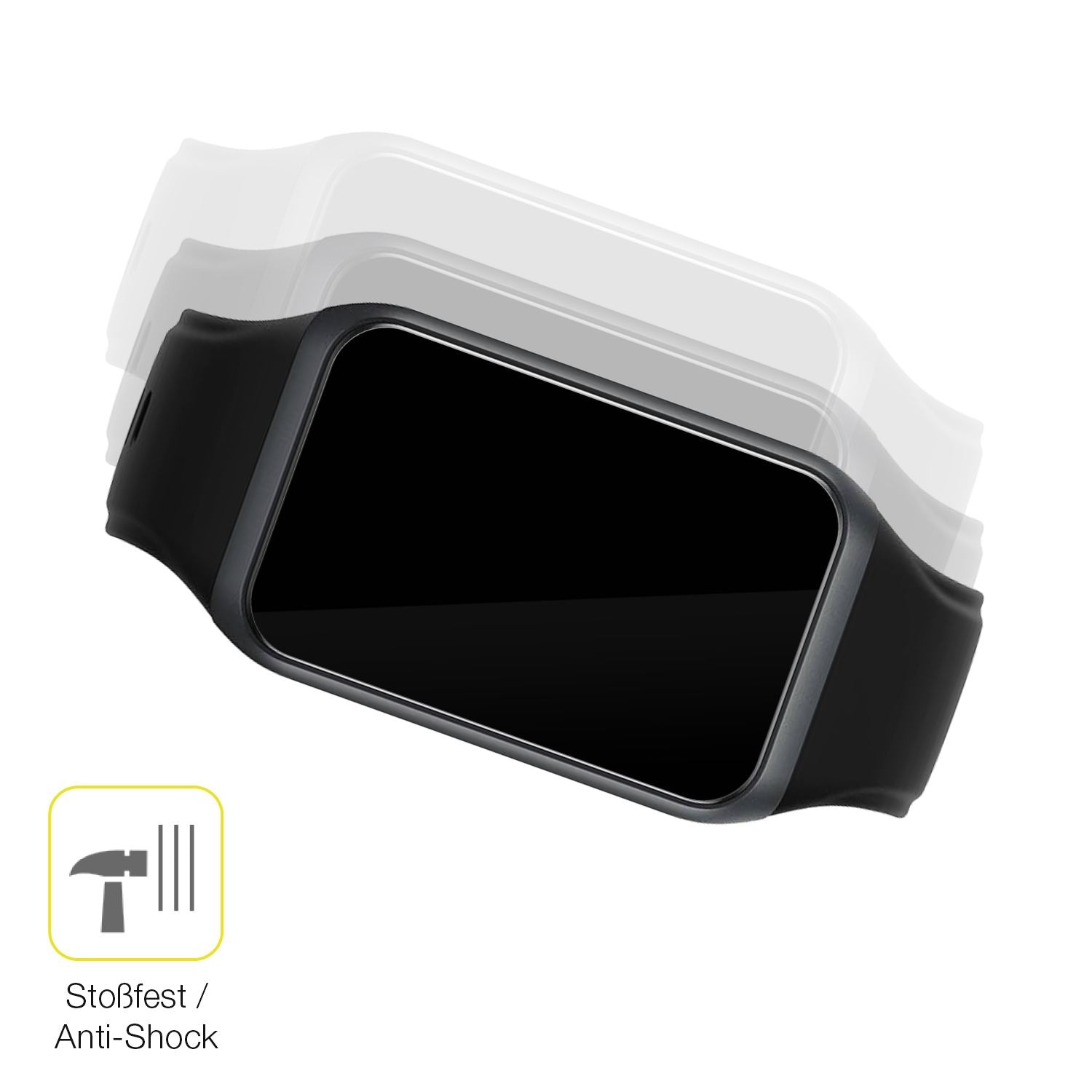 Schutz gegen Kratzer auf dem Oppo Band 2 Glas durch Schlüssel oder Ähnliches