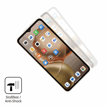 Schutz gegen Kratzer auf dem Oukitel C17 Glas durch Schl�ssel oder �hnliches