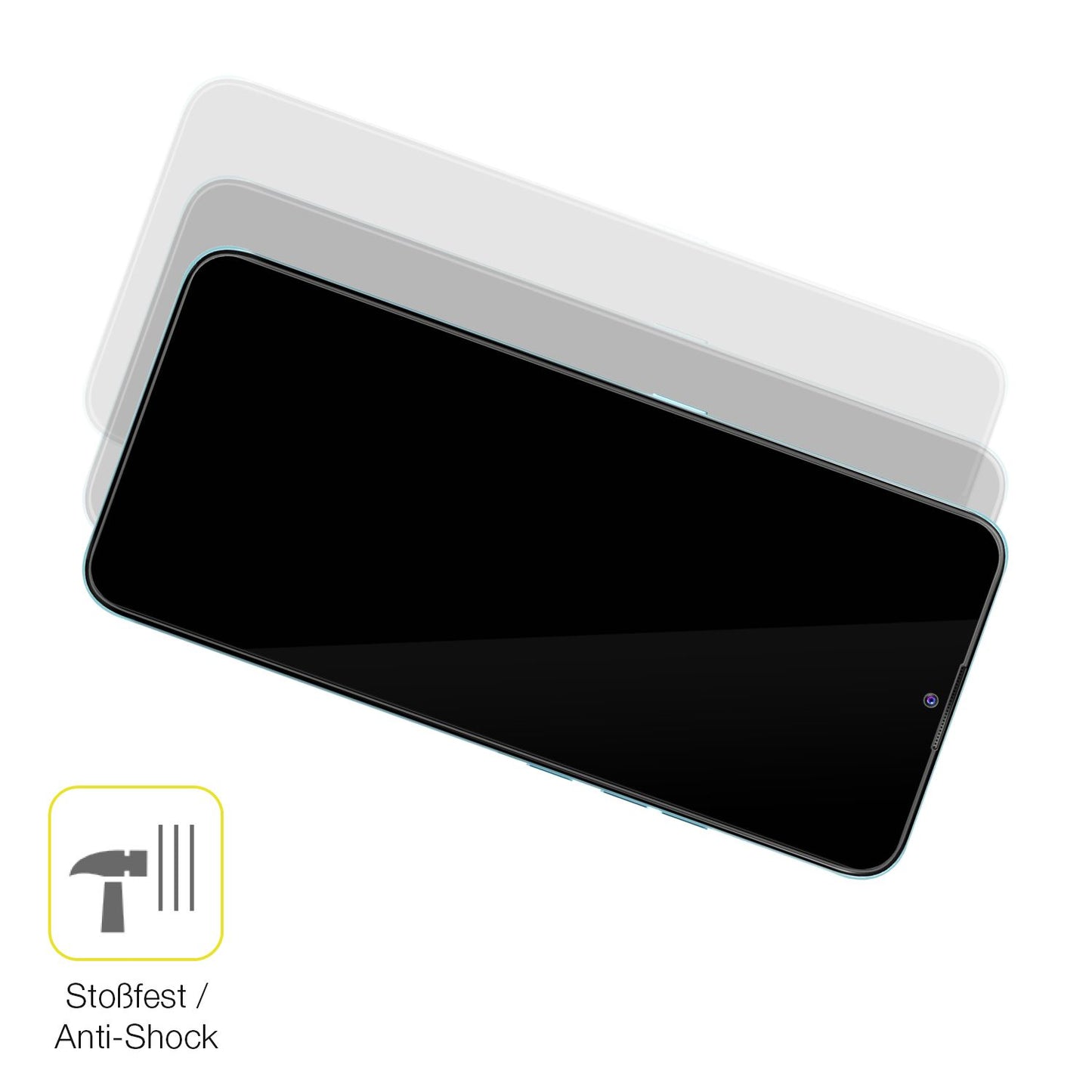 Schutz gegen Kratzer auf dem Oukitel C33 4G Glas durch Schlüssel oder Ähnliches