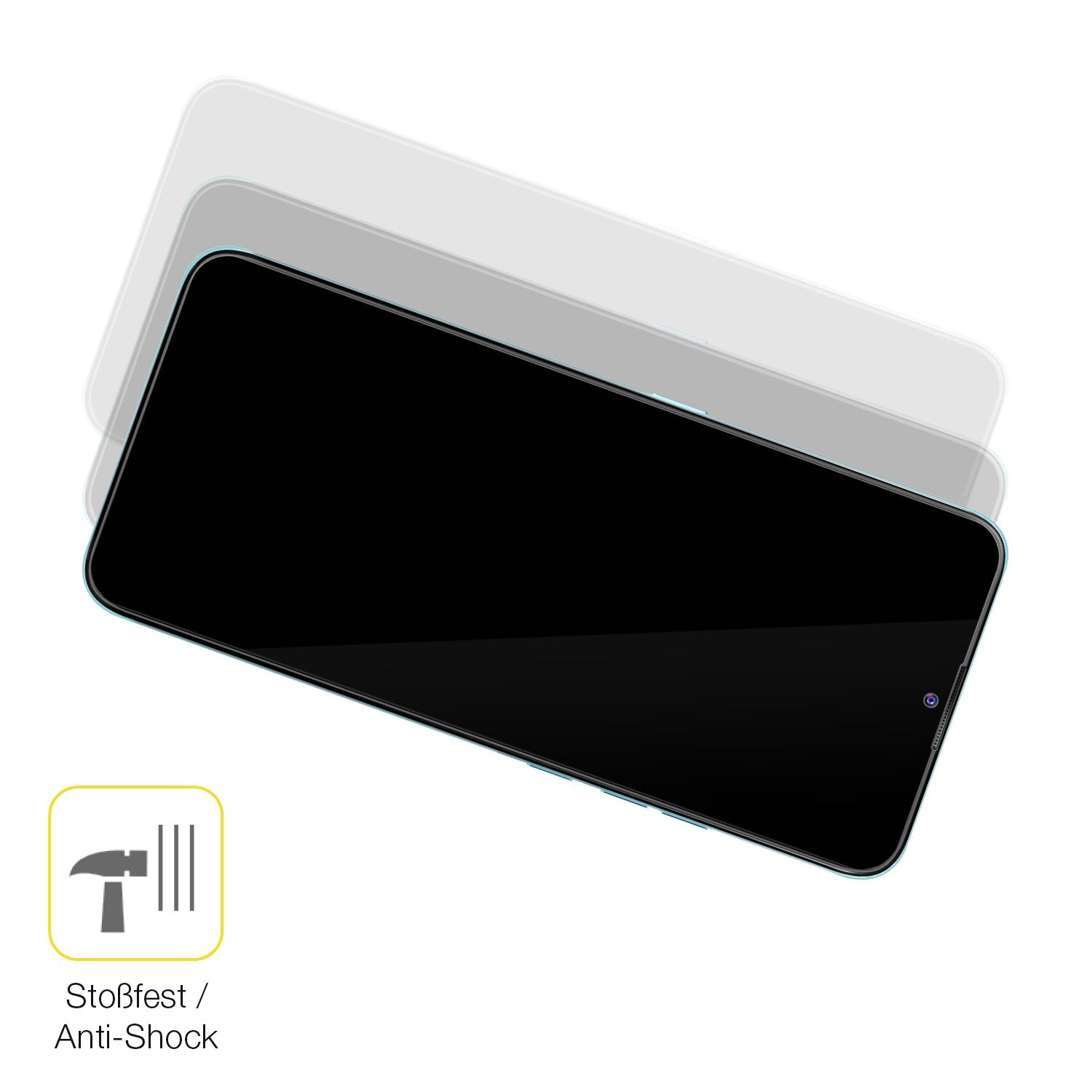 Schutz gegen Kratzer auf dem Oukitel C33 4G Glas durch Schlüssel oder Ähnliches
