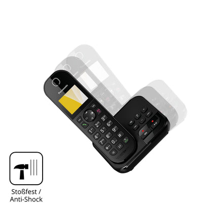 Schutz gegen Kratzer auf dem Panasonic KX-TGC422 Glas durch Schlüssel oder Ähnliches