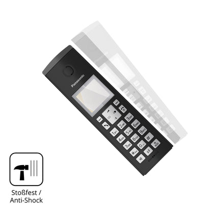 Schutz gegen Kratzer auf dem Panasonic KX-TGK220 Glas durch Schlüssel oder Ähnliches