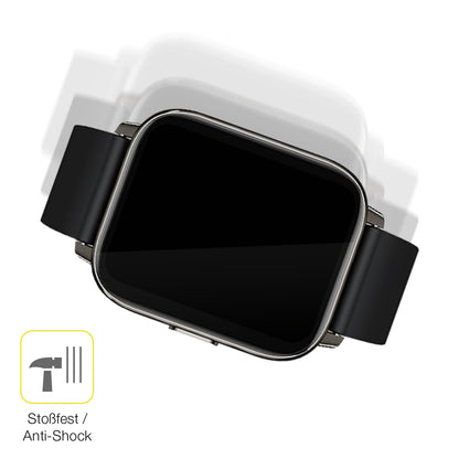 Schutz gegen Kratzer auf dem Rinsmola 1,69 Zoll Smartwatch Glas durch Schlüssel oder Ähnliches