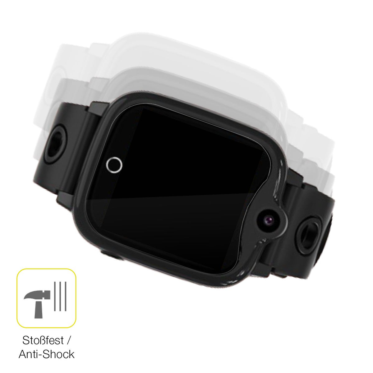 Schutz gegen Kratzer auf dem Ruopoem 4G Kinder Smartwatch Glas durch Schlüssel oder Ähnliches