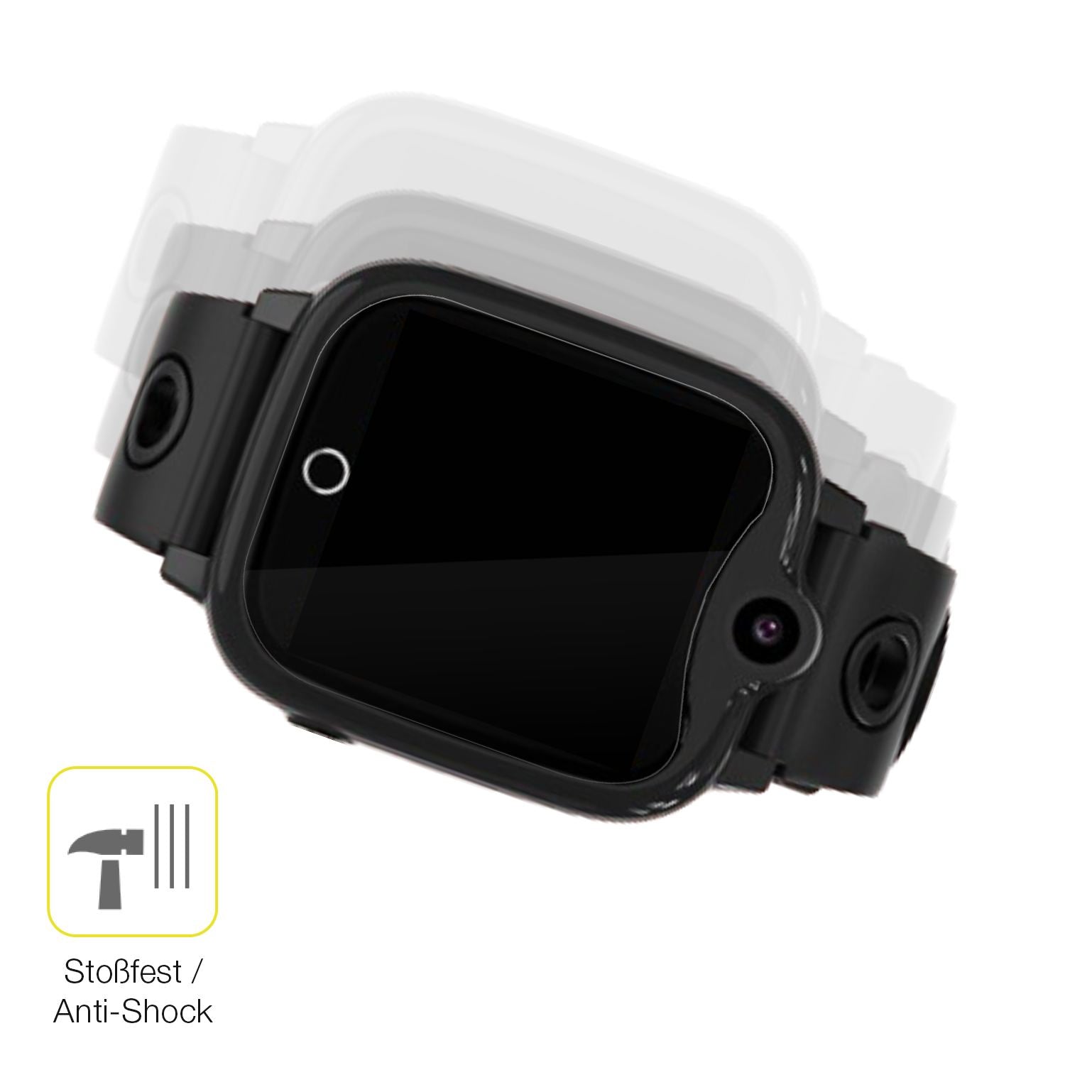 Schutz gegen Kratzer auf dem Ruopoem 4G Kinder Smartwatch Glas durch Schlüssel oder Ähnliches
