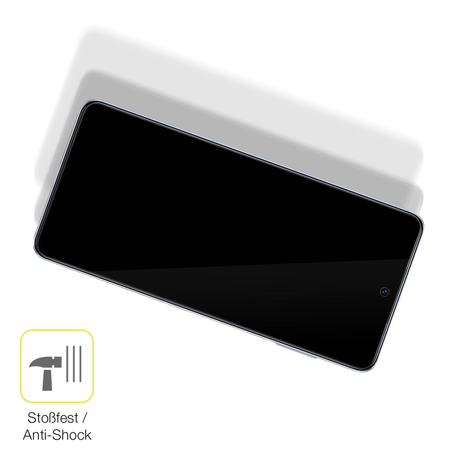 Schutz gegen Kratzer auf dem SAMSUNG Galaxy F54 Glas durch Schlüssel oder Ähnliches