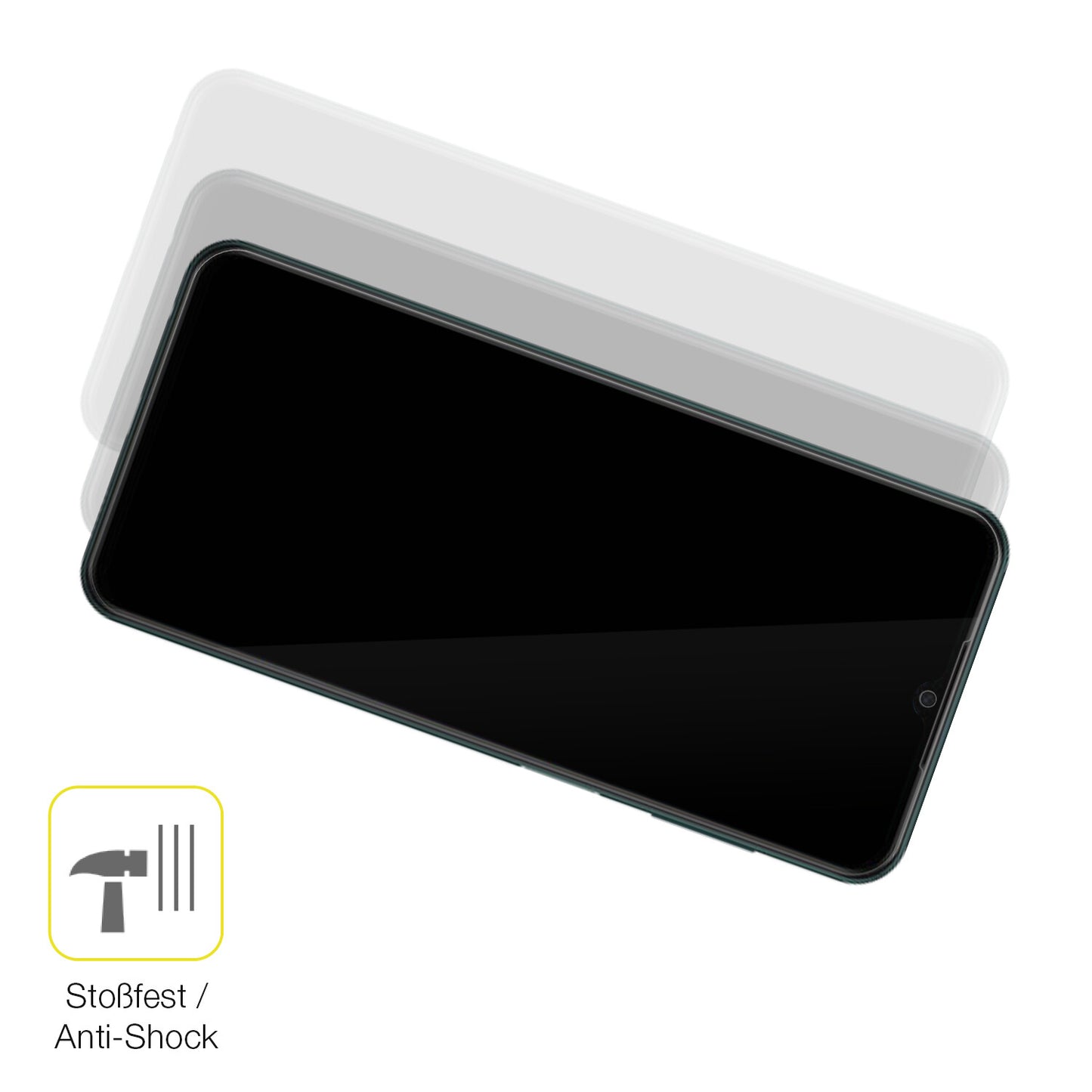 Schutz gegen Kratzer auf dem Samsung Galaxy M13 5G Glas durch Schlüssel oder Ähnliches