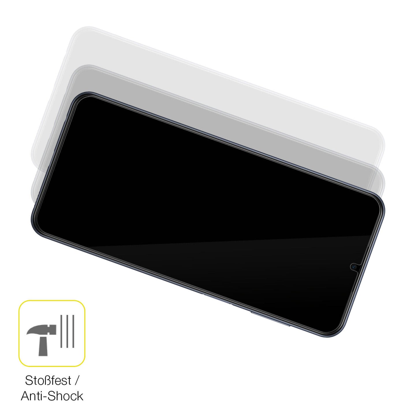 Schutz gegen Kratzer auf dem Samsung Galaxy M33 Glas durch Schlüssel oder Ähnliches