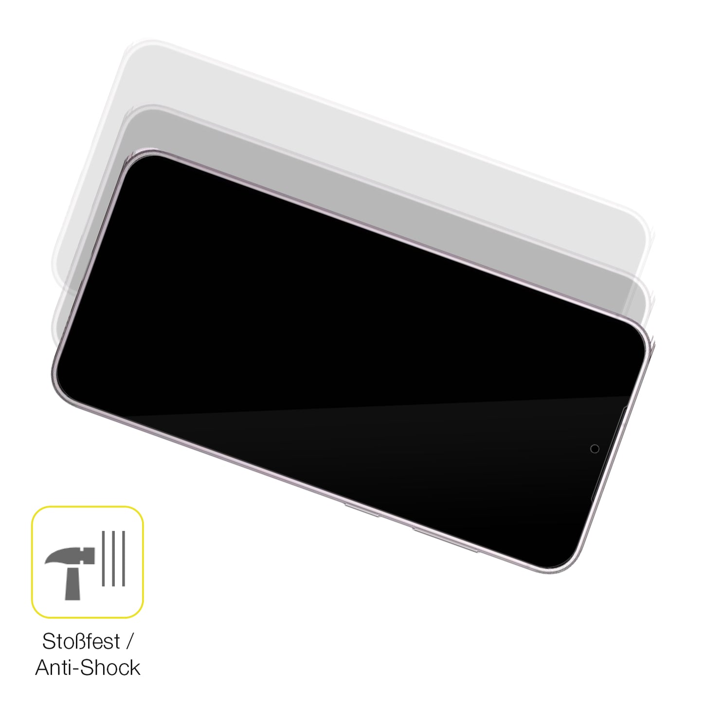 Schutz gegen Kratzer auf dem Samsung Galaxy S23 Plus Glas durch Schlüssel oder Ähnliches