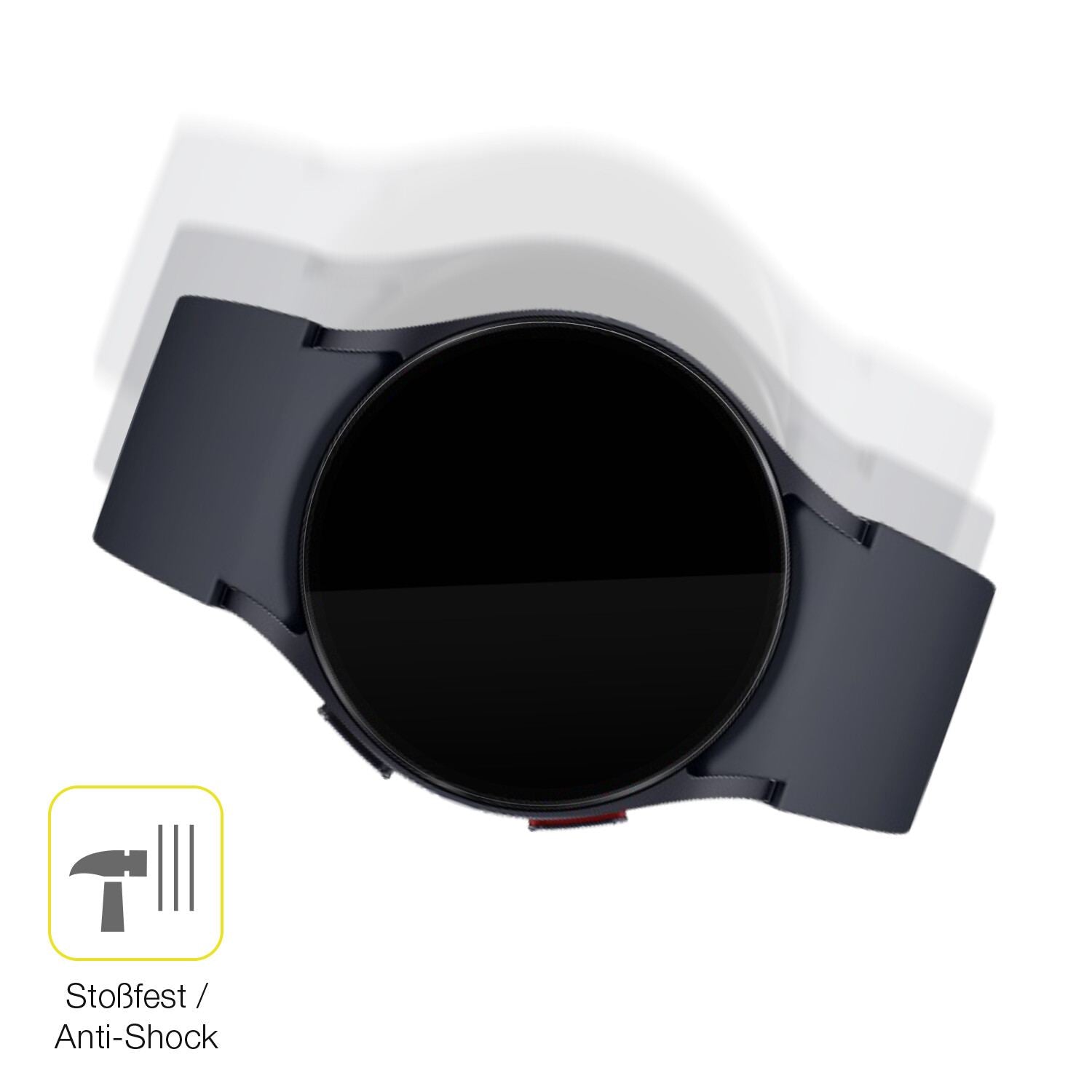Schutz gegen Kratzer auf dem Samsung Galaxy Watch 6 40mm Glas durch Schlüssel oder Ähnliches