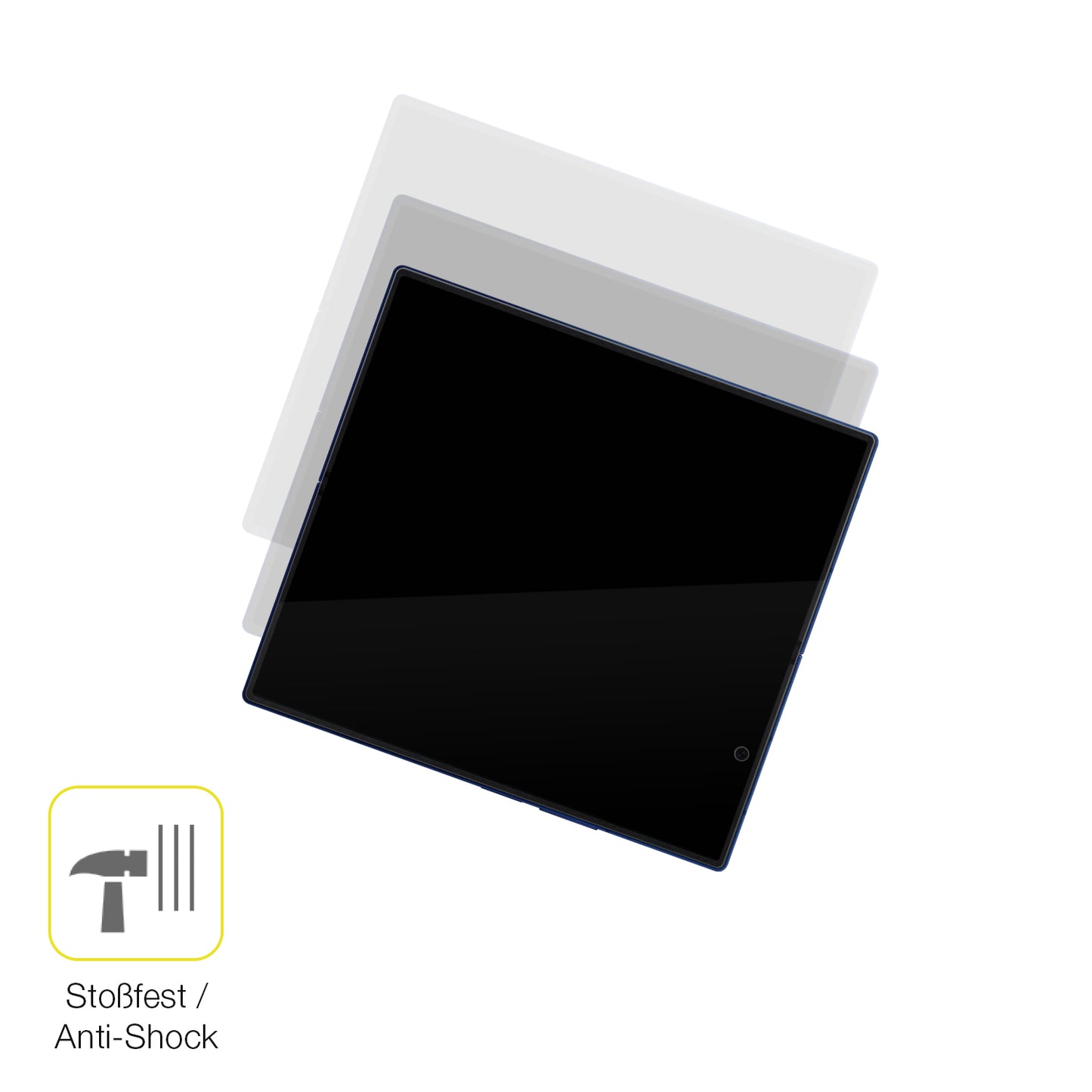 Schutz gegen Kratzer auf dem Samsung Galaxy Z Fold7 Innenseite Glas durch Schlüssel oder Ähnliches