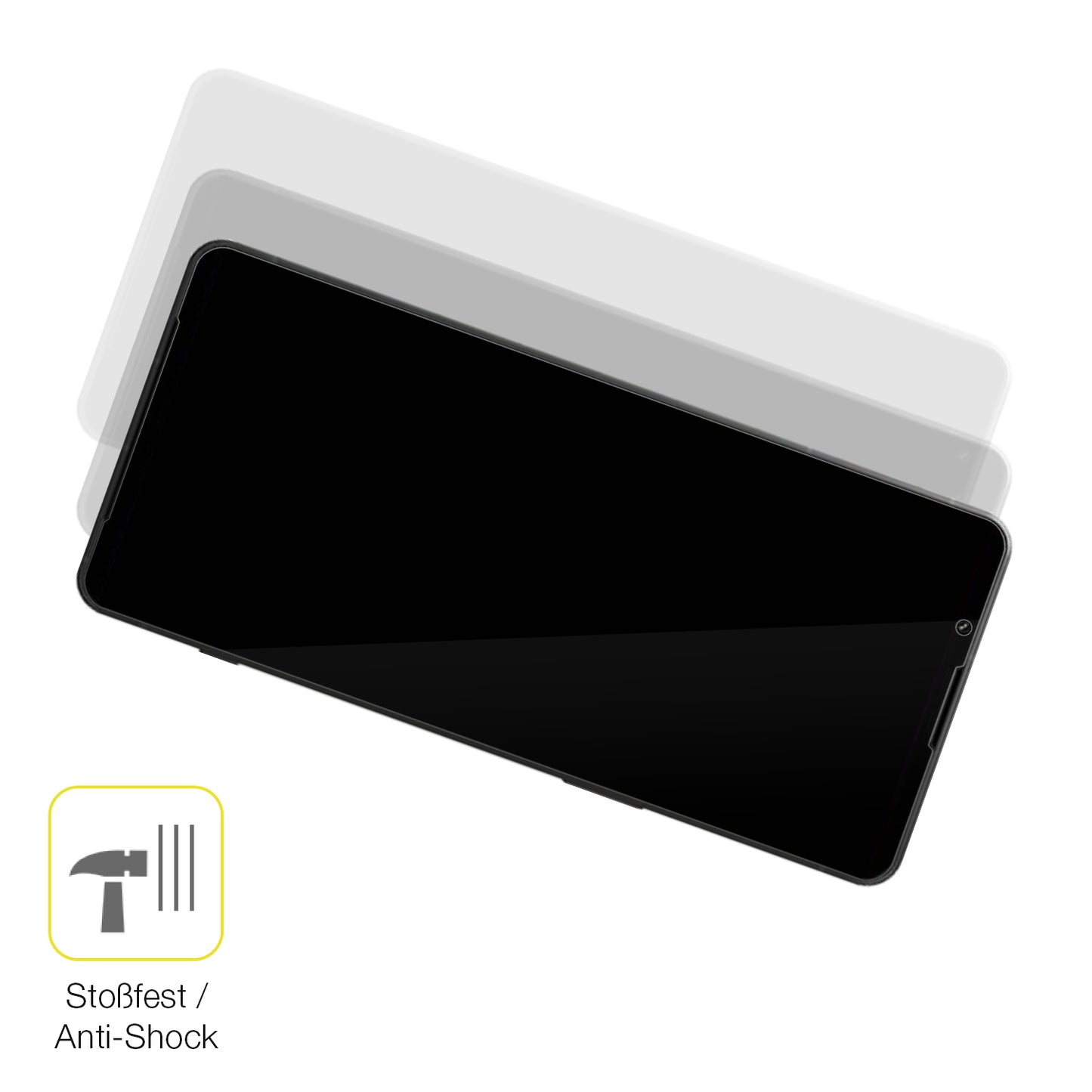 Schutz gegen Kratzer auf dem Sony Xperia 1 VI Glas durch Schlüssel oder Ähnliches