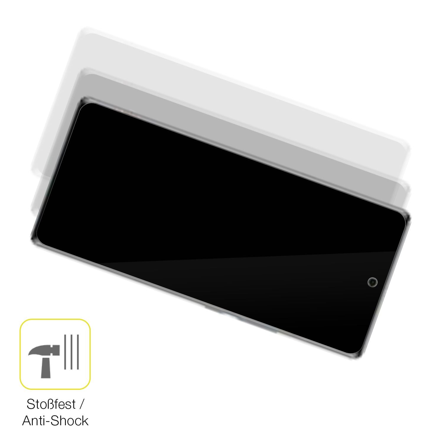 Schutz gegen Kratzer auf dem Tecno Spark 20 Pro+ Glas durch Schlüssel oder Ähnliches