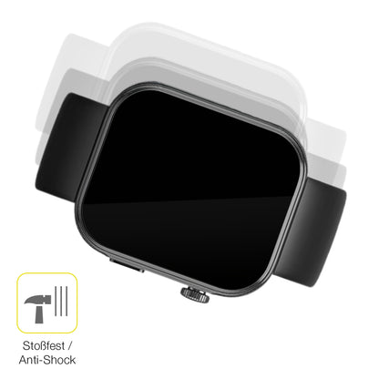 Schutz gegen Kratzer auf dem Tozo S6 1.85 Zoll Glas durch Schlüssel oder Ähnliches