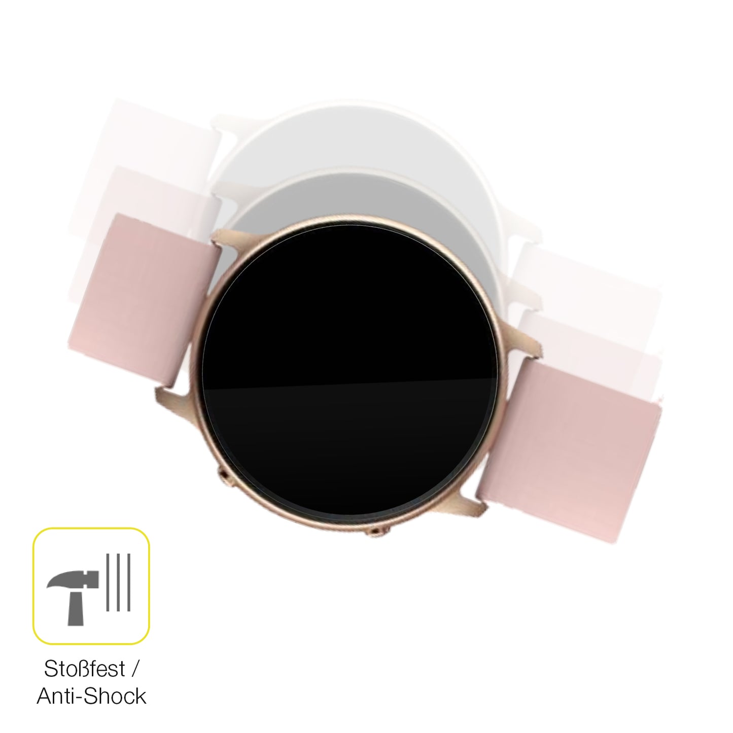 Schutz gegen Kratzer auf dem Tuyoma Smartwatch LW36 Glas durch Schlüssel oder Ähnliches