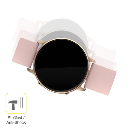 Schutz gegen Kratzer auf dem Tuyoma Smartwatch LW36 Glas durch Schlüssel oder Ähnliches