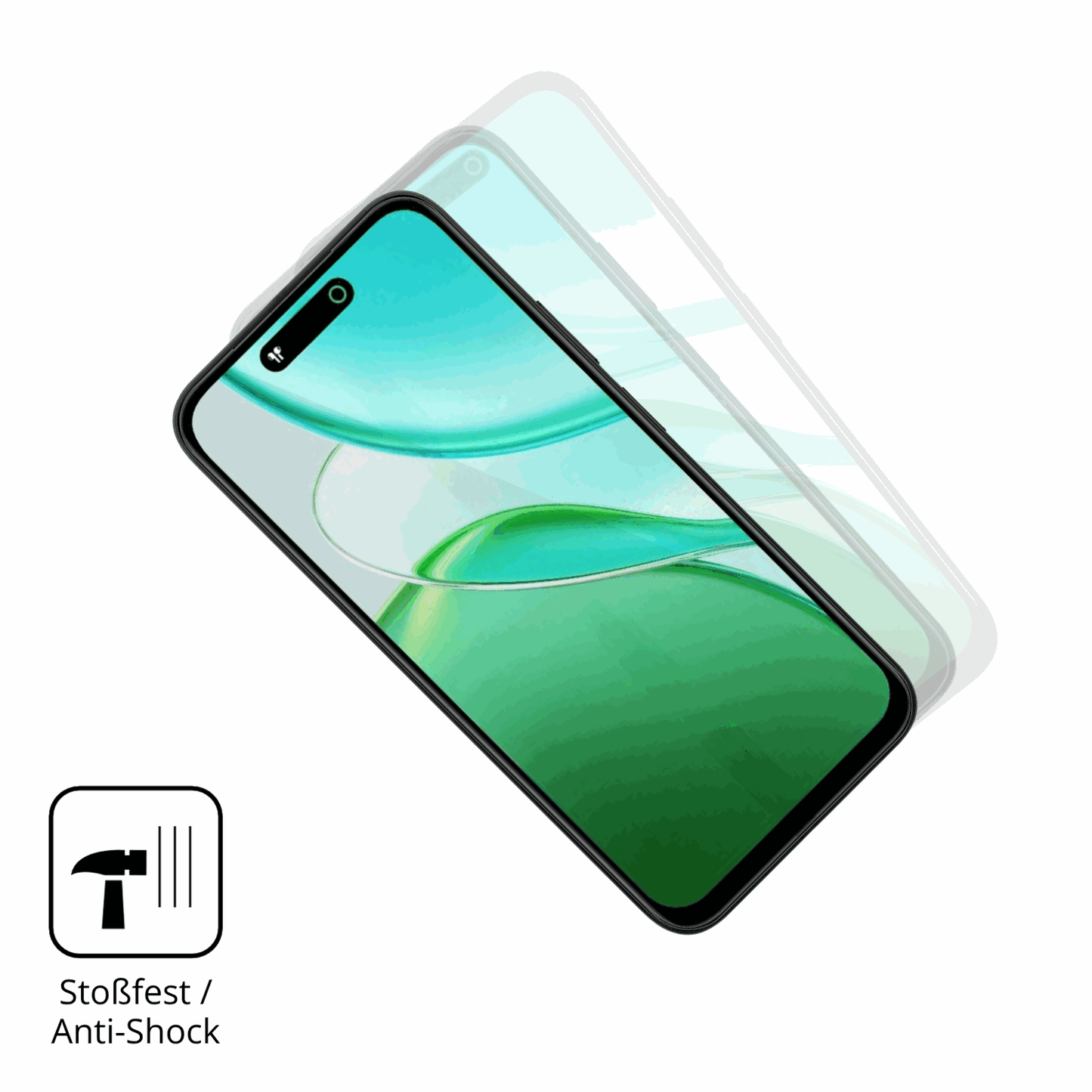 Schutz gegen Kratzer auf dem Vivo T5x Glas durch Schlüssel oder Ähnliches