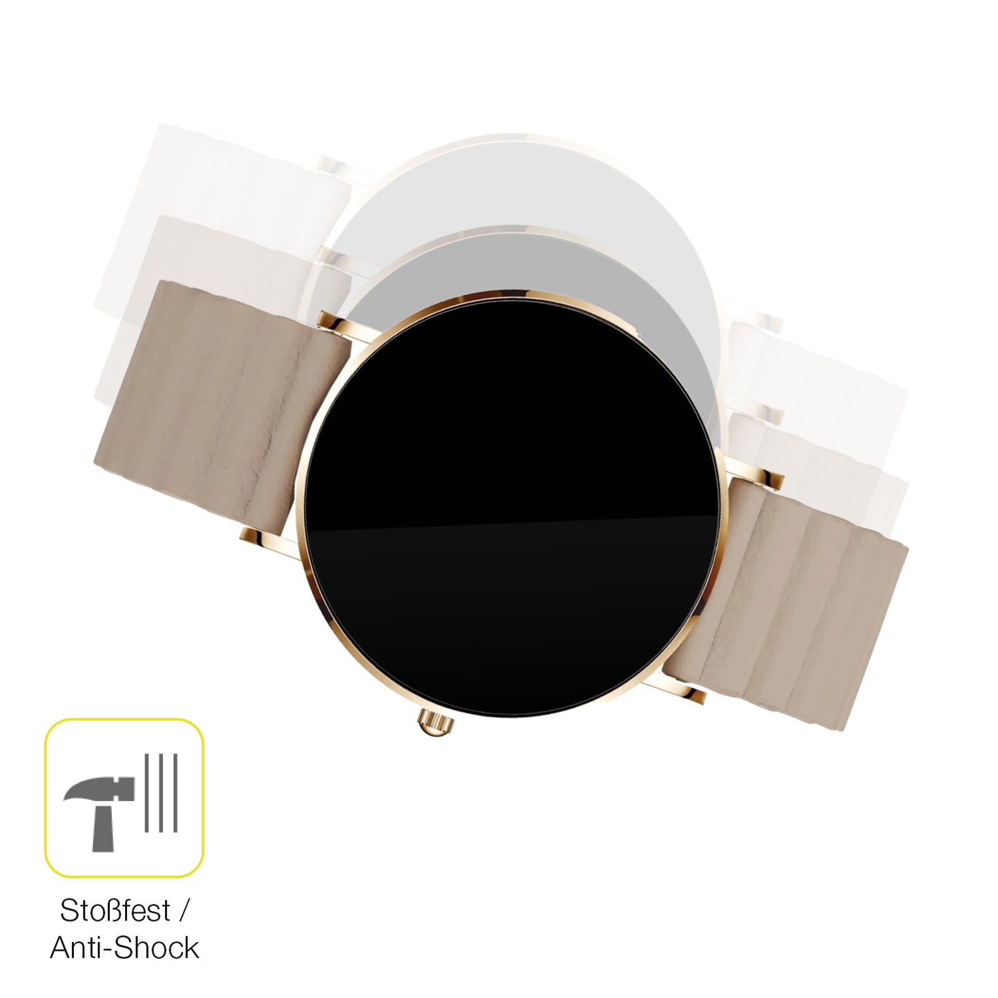 Schutz gegen Kratzer auf dem XCOAST SIONA2 Glas durch Schlüssel oder Ähnliches